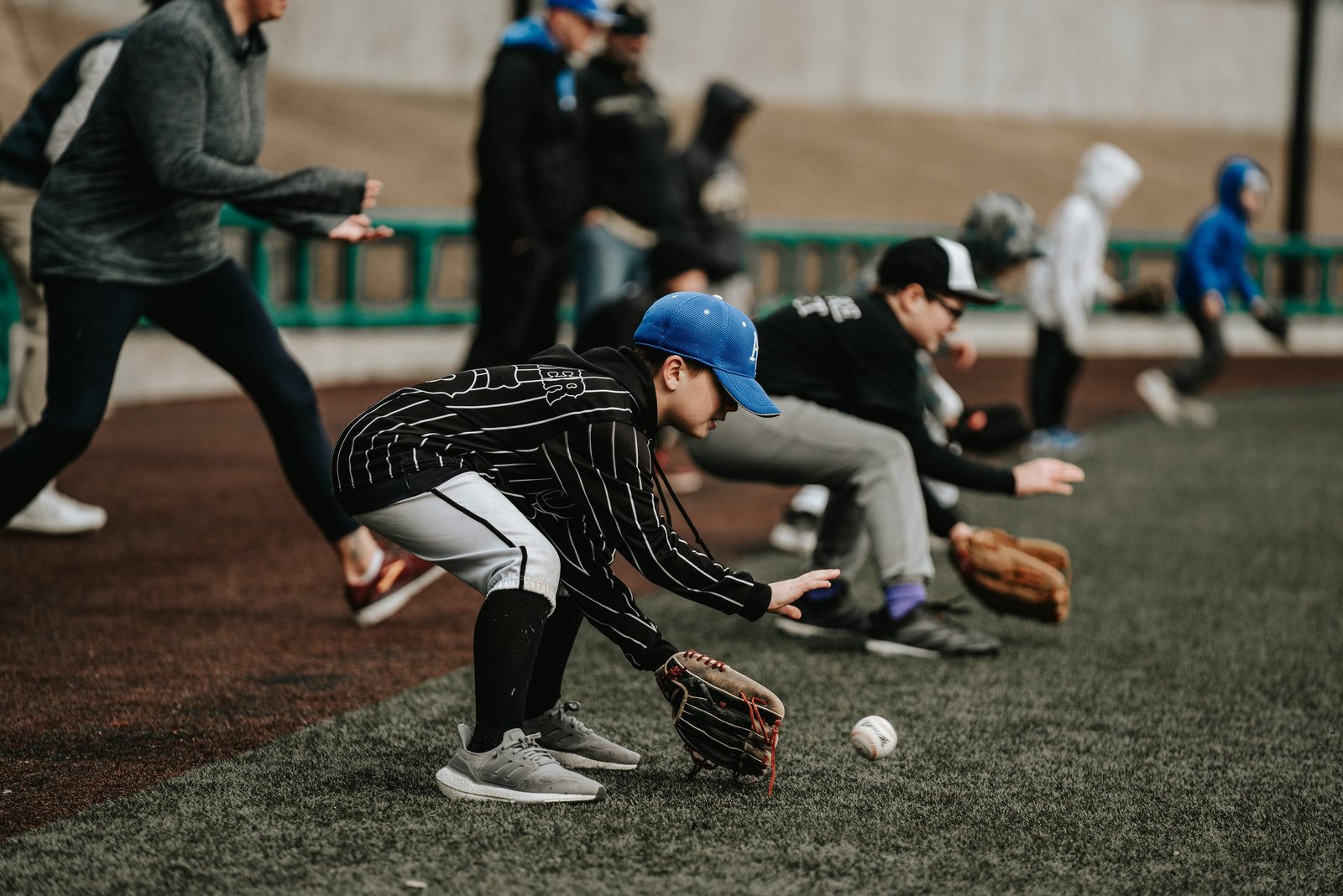 The Baseball and Bibles camp held on Saturday morning had over 40 kids in attendance