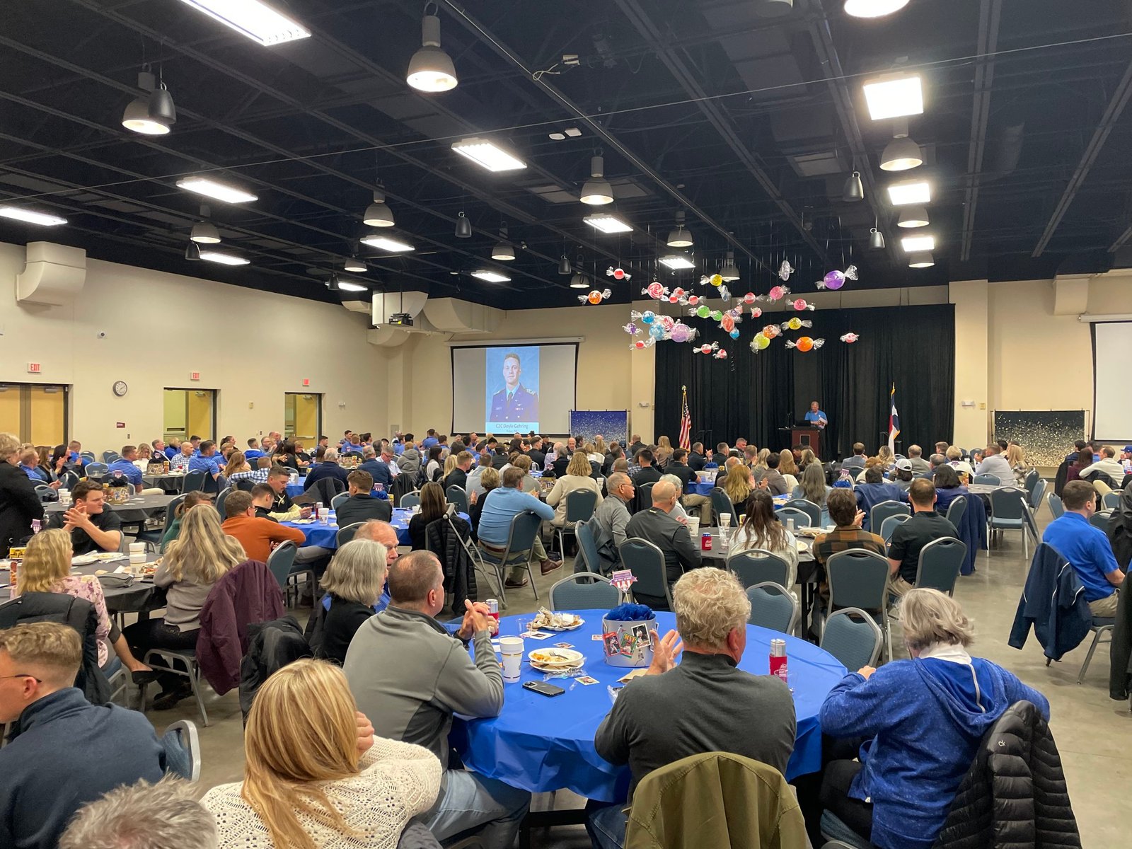 The community banquet that honored both academies took place inside the Cleburne Conference Center